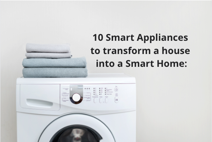 Smart appliances that save you money: washing machine, smart home